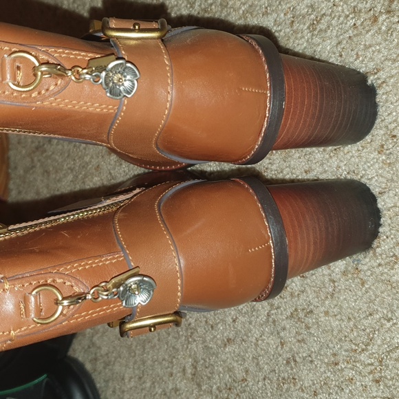 Coach Moto Heel Booties sz 6.5 - Picture 6 of 10